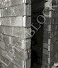 دیوار چینی با بلوک 7 سانتی متر لیپر و هشته گیر کردن آن. (برش پذیری آسان بلوک سبک لیپر)